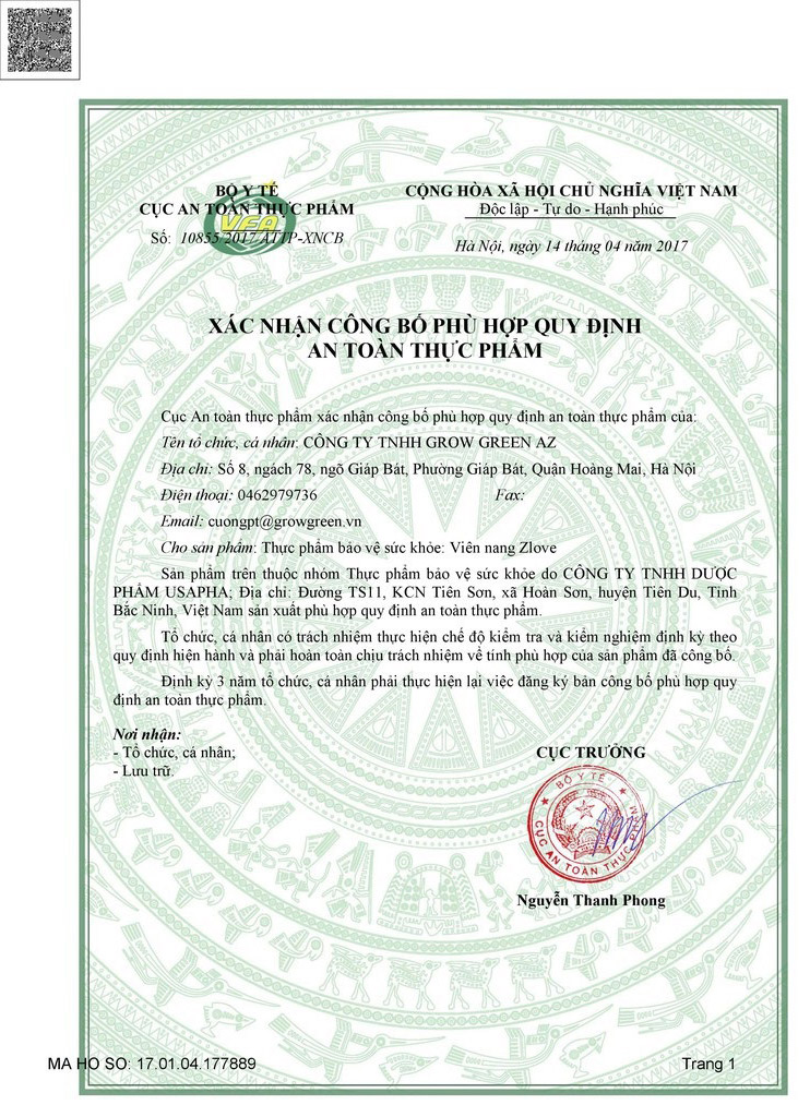 ZLove lừa đảo, từ khóa tốt nhất để tìm hiểu về thực phẩm này trước khi mua và sử dụng 12 chứng nhận an toàn thực phẩm zlove