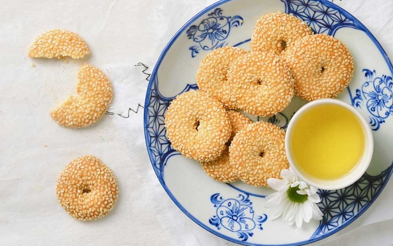 Bánh quy hạt mè/ vừng bổ sung năng lượng 