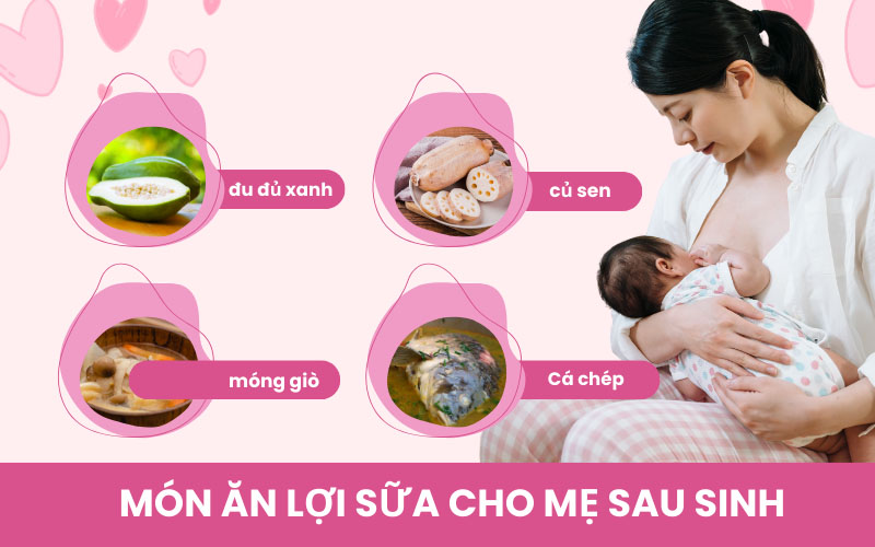 20 thực phẩm lợi sữa cực tốt cho mẹ sau sinh