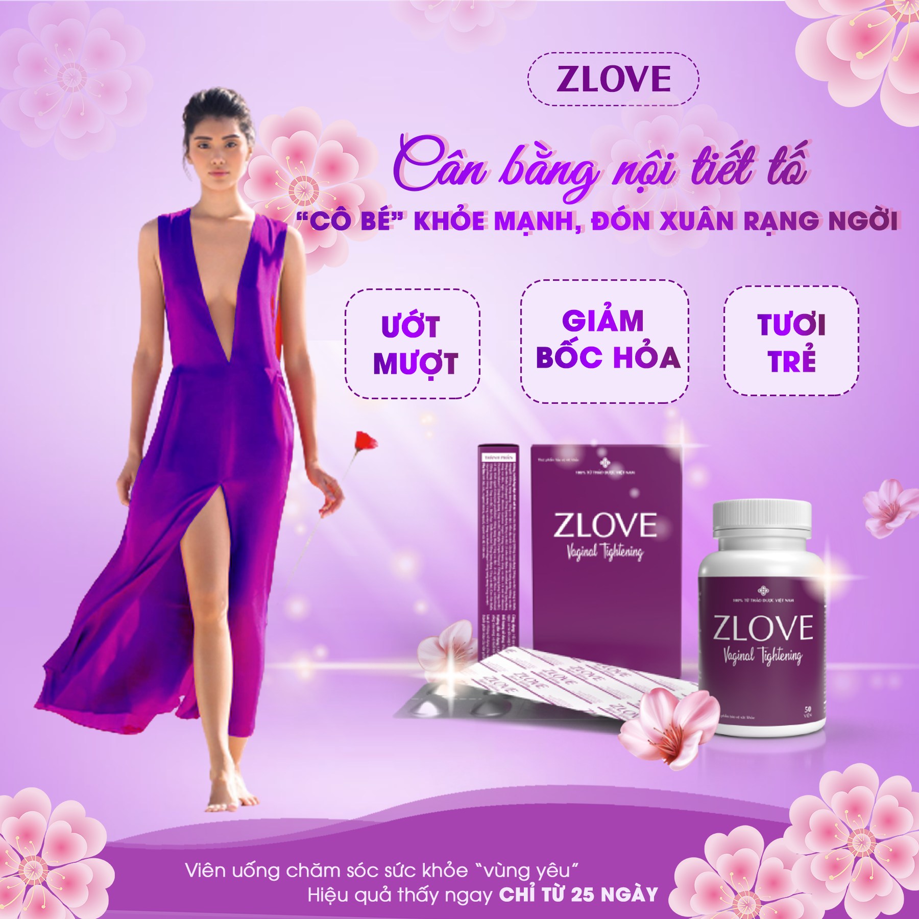 zlove hỗ trợ cân bằng nội tiết tố nữ