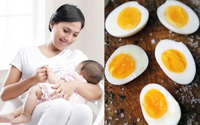Sau sinh mẹ nên ăn trứng gà để bồi bổ cơ thể giúp nhanh phục hồi 