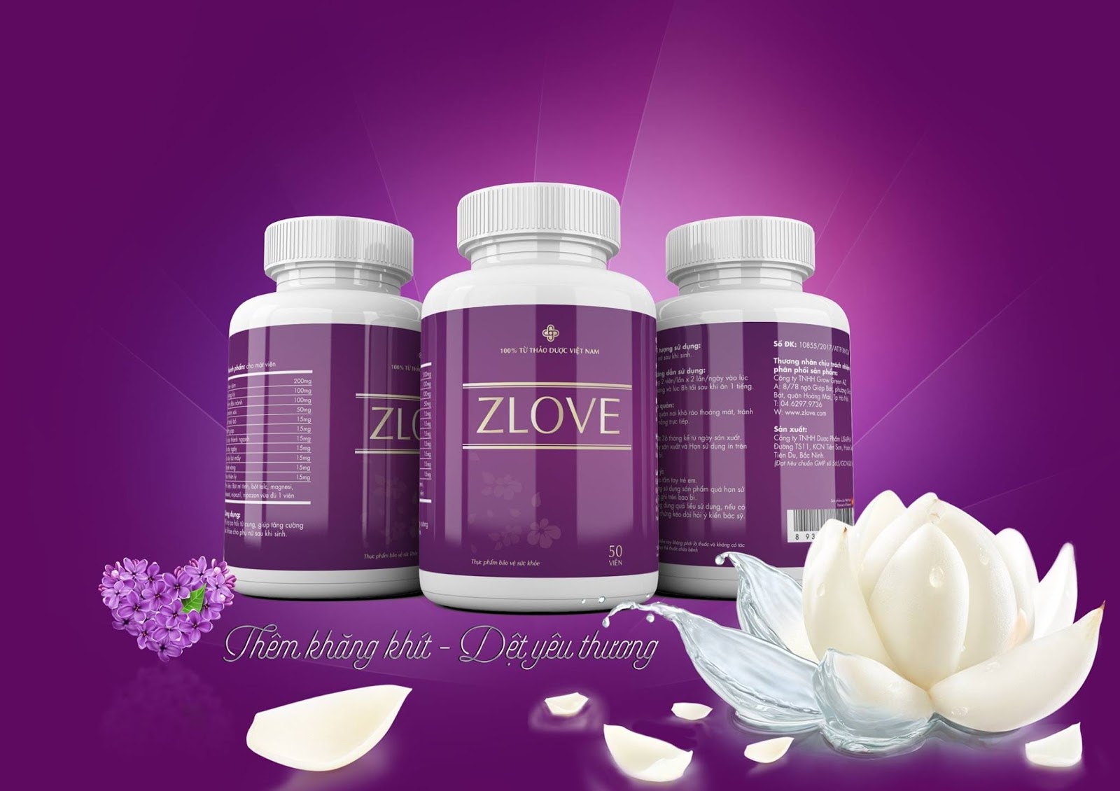 ZLOVE bổ sung nội tiết tố nữ